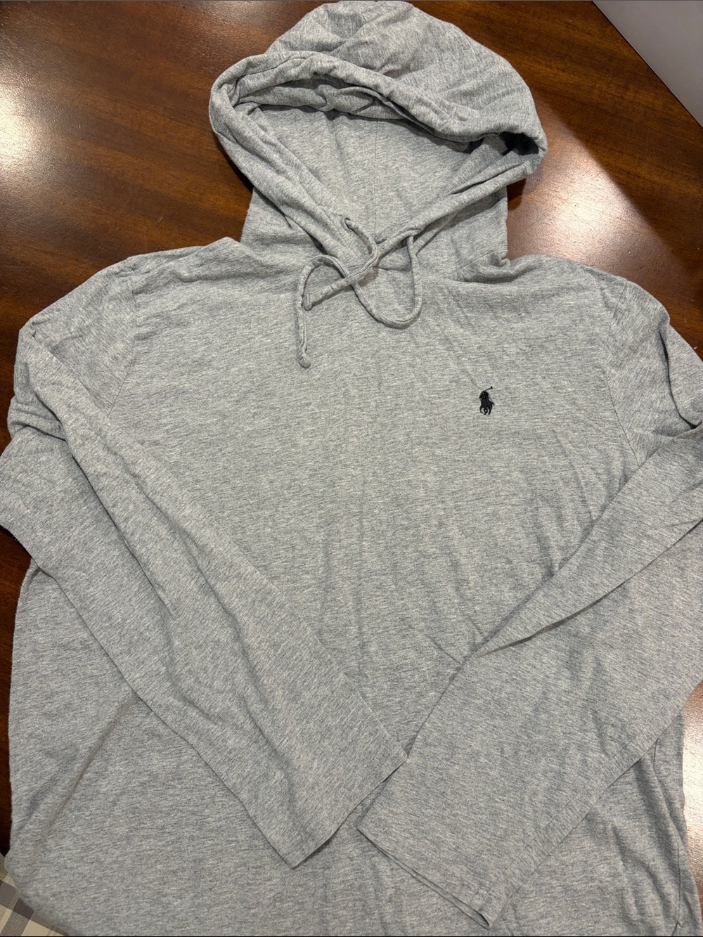 Men's Polo by Ralph Lauren Heather Gray Pullover Hoodie
